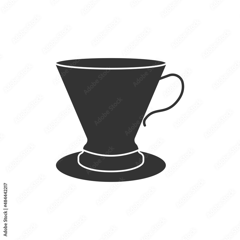 Cup with saucer icon isolated on white background. Drink symbol modern, simple, vector, icon for website design, mobile app, ui. Vector Illustration Cup with saucer icon isolated on white background. Drink symbol modern, simple, vector, icon for website design, mobile app, ui. Vector Illustration
