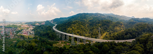 Sustainable eco friendly Highway at Rawang, Malaysia photo