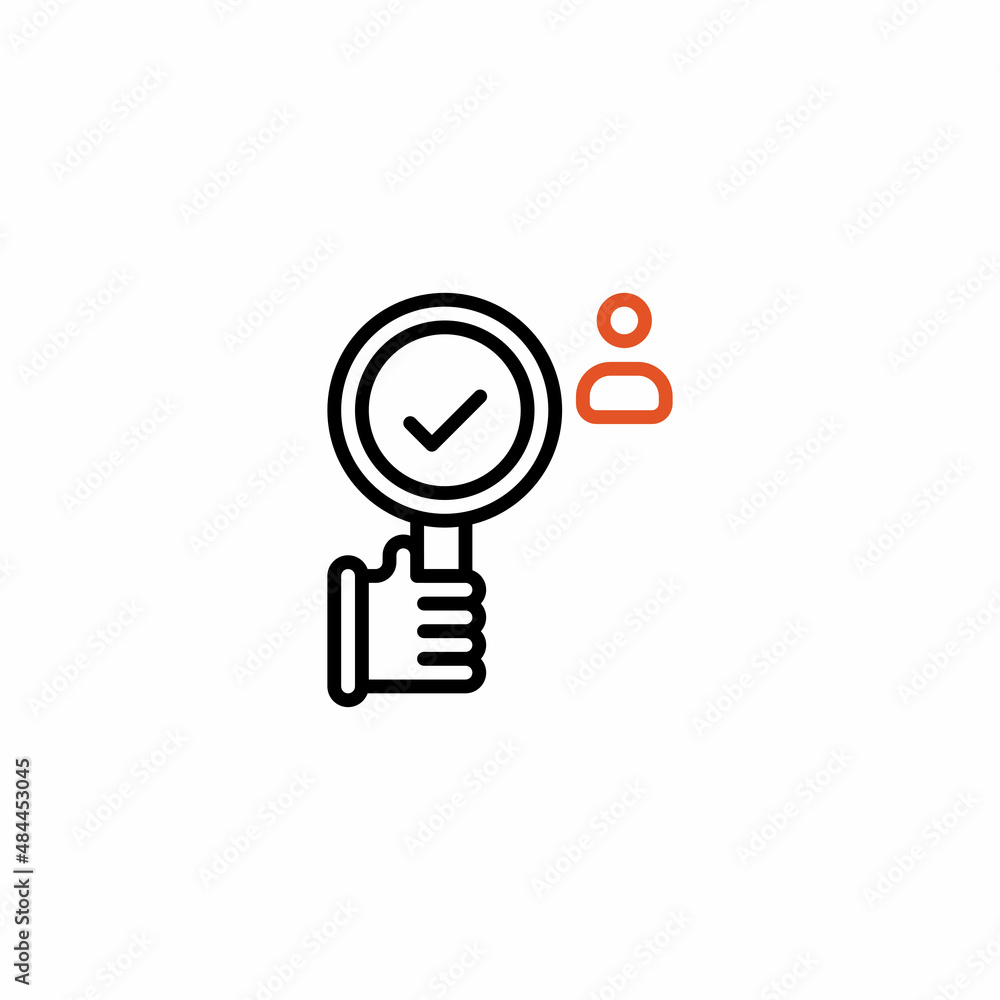 Job Board Work Outline Icon, Logo, and illustration Job Board Work Outline Icon, Logo, and illustration
