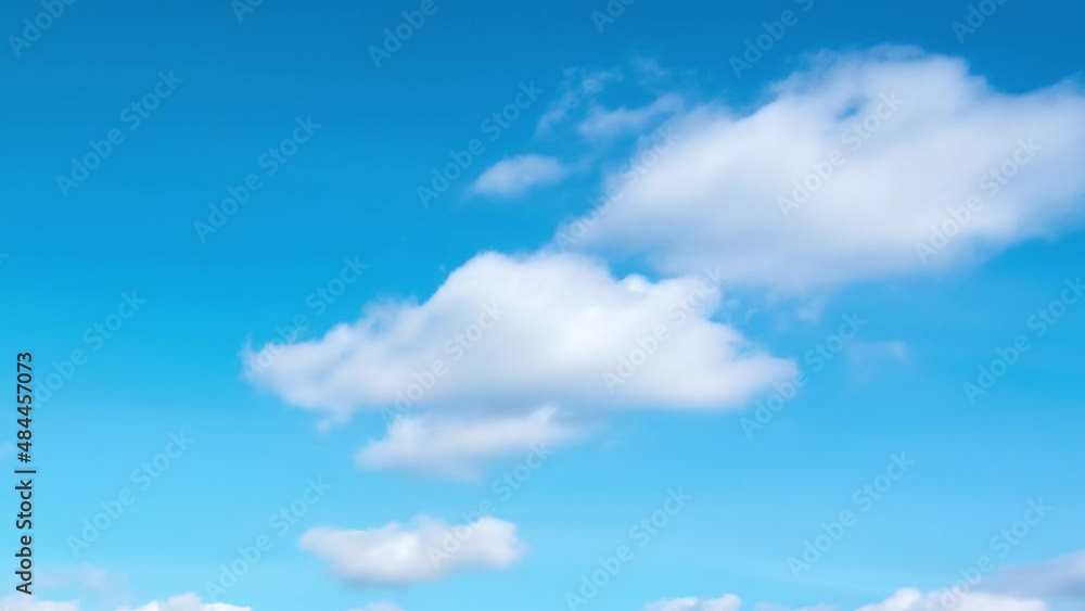 Clouds over move in the blue sky. Clouds over move in the blue sky.