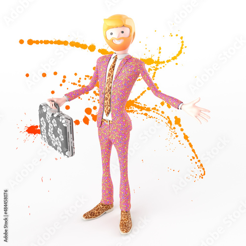 business man posing