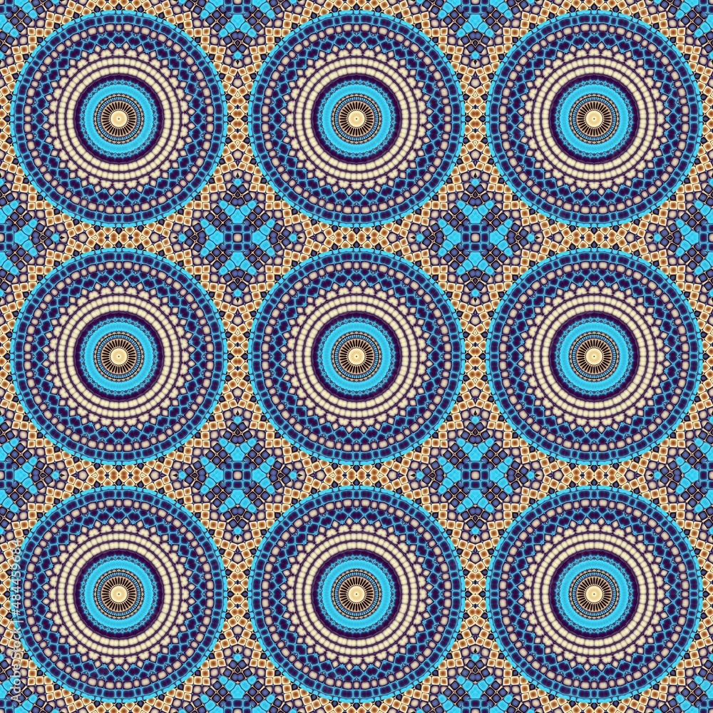 Digital fractal pattern. Abstract background. Digital fractal pattern. Abstract background.