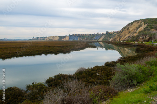 A View of the Newport Beach, California, Back Bay Estuary Habitat