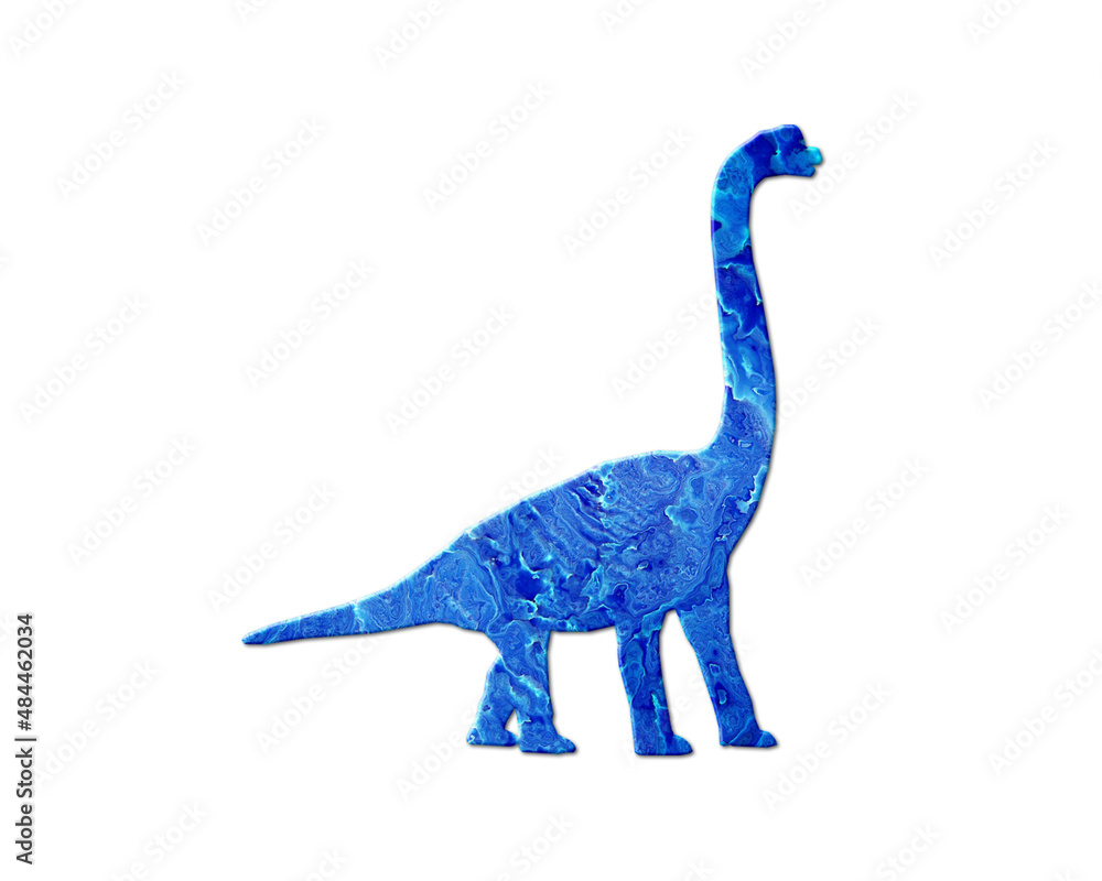 Dinosaur Dino T rex Blue Waves Icon Logo Symbol illustration