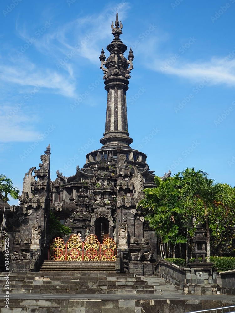 A Monument of Bajra Sandhi in Bali