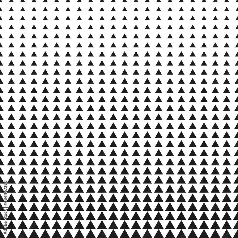 Abstract geometric triangle design halftone vector pattern Abstract geometric triangle design halftone vector pattern