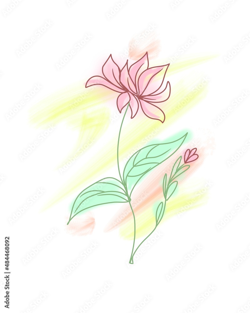 Obraz premium abstract floral background