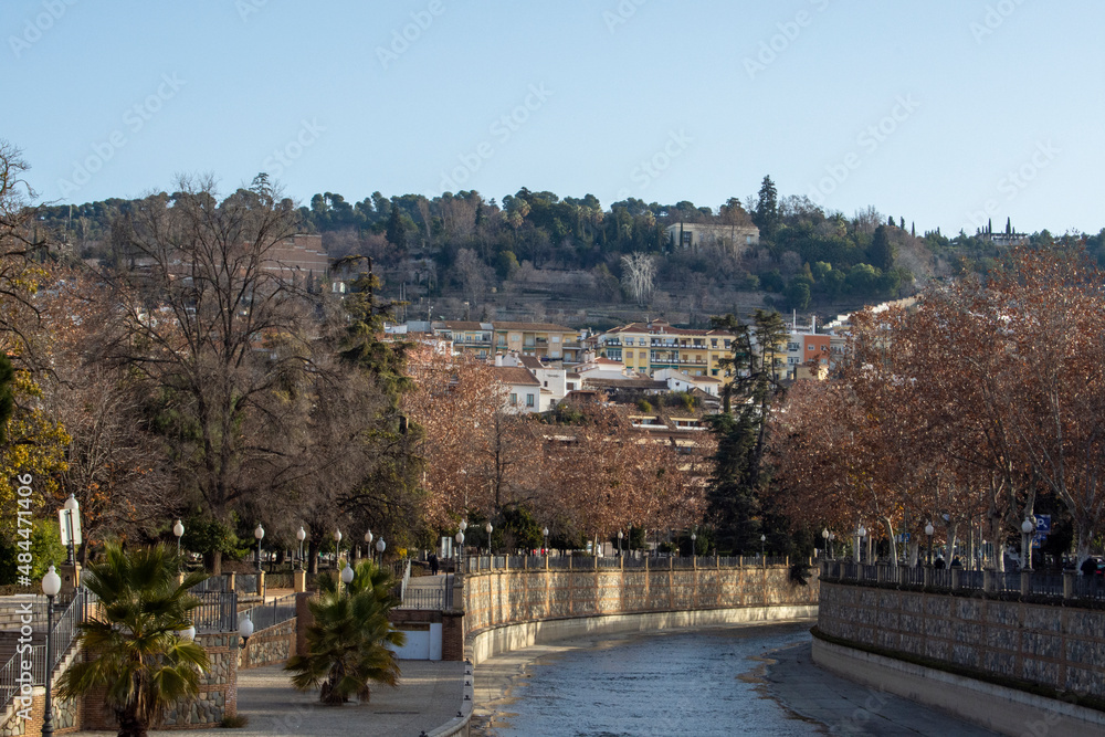 Cauce del Río Genil en Granada