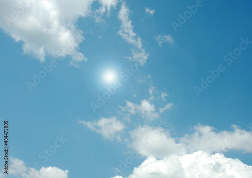 Cloudy sky background