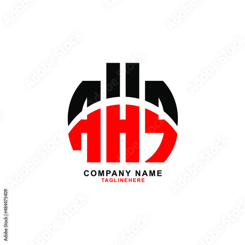 AAA letter design. AAA letter logo design with white background. AAA creative letter logo with two colors.
