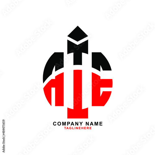 AAA letter design. AAA letter logo design with white background. AAA creative letter logo with two colors.
