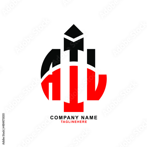 AAA letter design. AAA letter logo design with white background. AAA creative letter logo with two colors.
