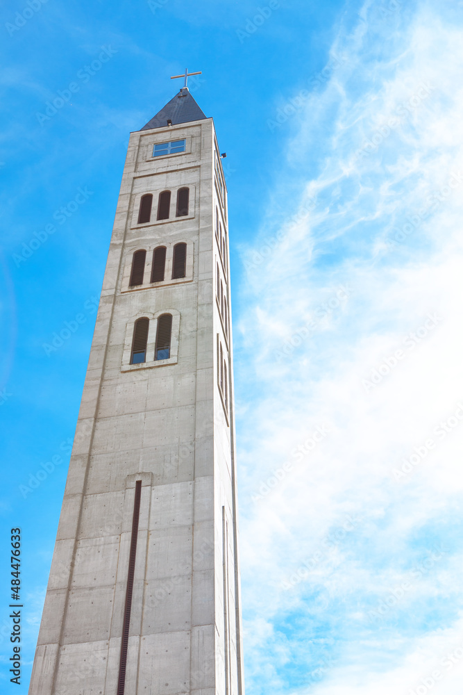 Obraz premium Bell tower in Mostar