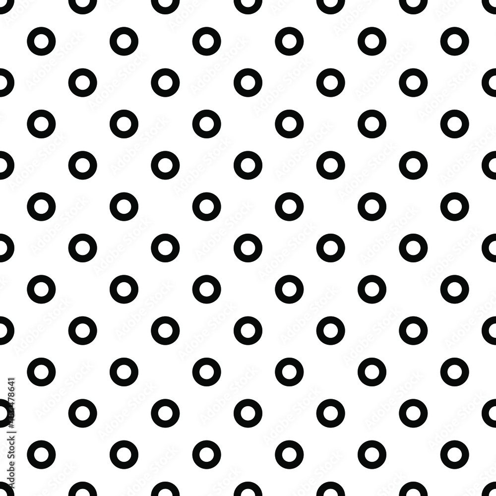 Ring circle seamless pattern background. Vector illustration.