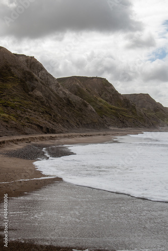 landscape with the sea and mountains