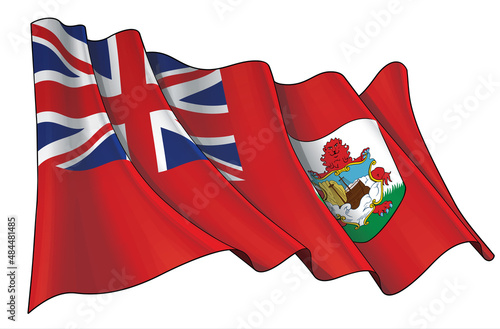 Waving Flag of Bermuda