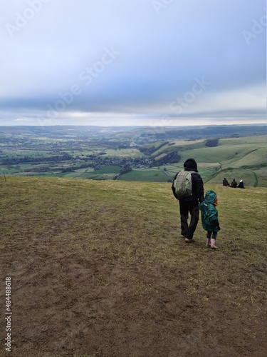 person on a mountain