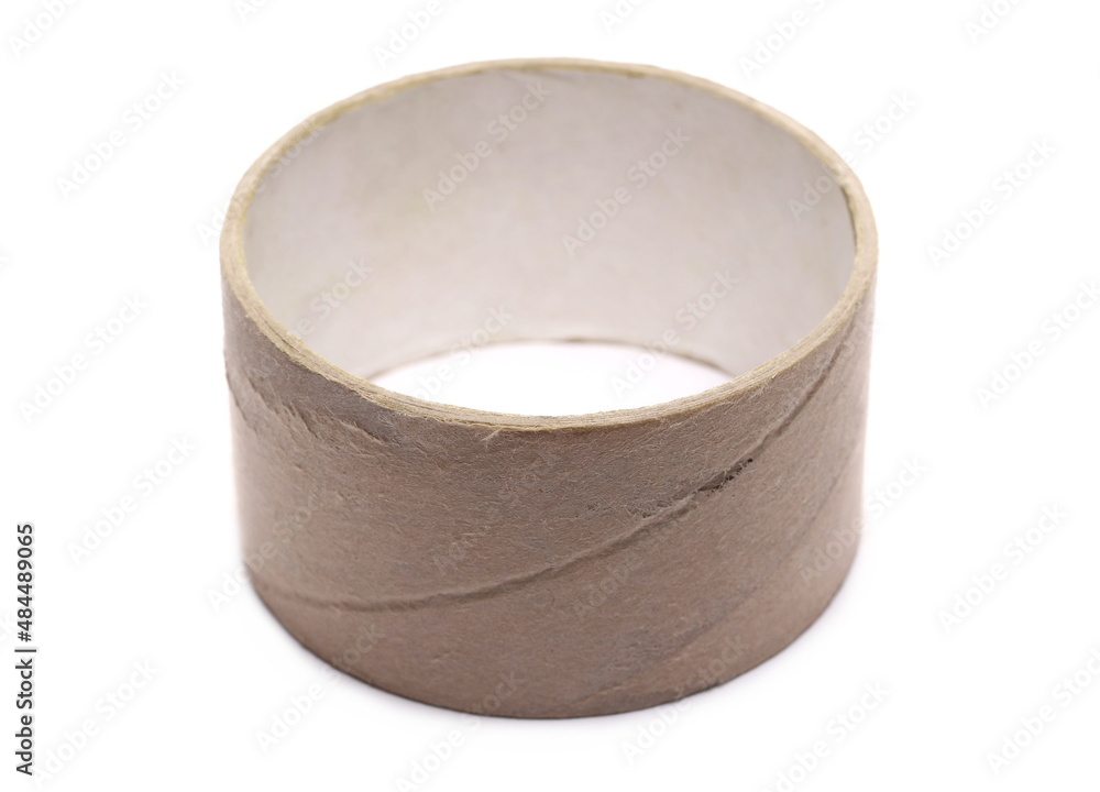 Brown adhesive repair tape isolated on white Brown adhesive repair tape isolated on white