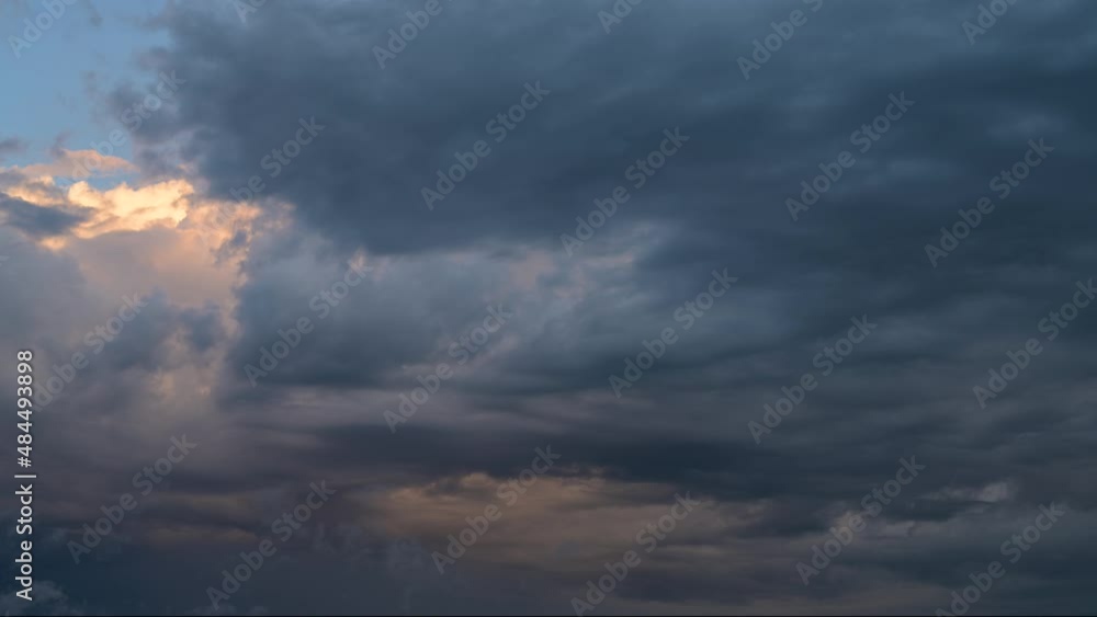 Cloudy sky of dark, dramatic storm cloud background sky shot timelpase / time-lapse Cloudy sky of dark, dramatic storm cloud background sky shot timelpase / time-lapse