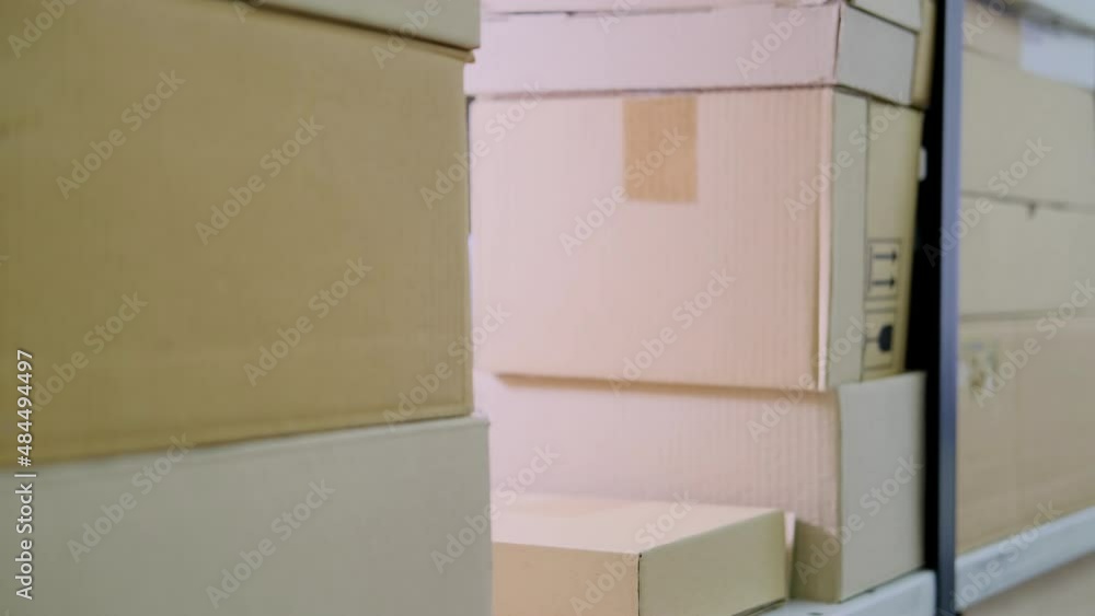custom made wallpaper toronto digitalA man hand takes a gift box in the store warehouse for delivery on Christmas Eve on New Year Eve