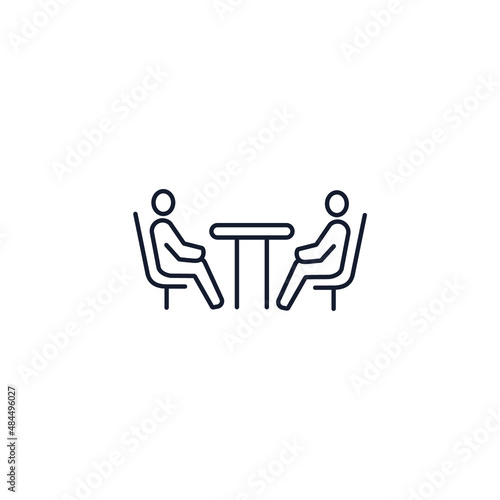 meeting icons symbol vector elements for infographic web