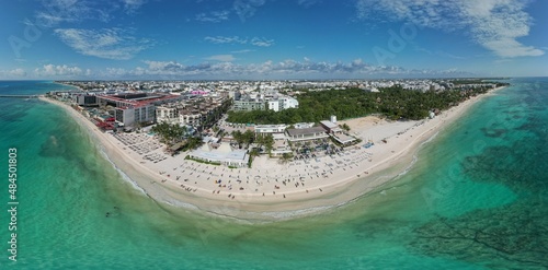 Obraz na płótnie Mamita's Beach en Playa del Carmen