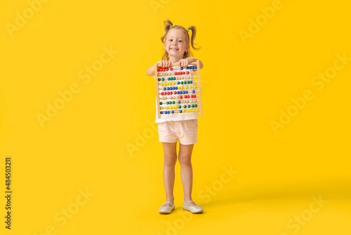 Adorable little girl with a...