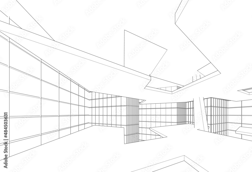 sketch of building sketch of building