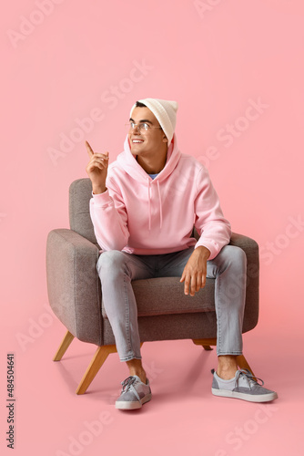 Handsome young man in soft ...
