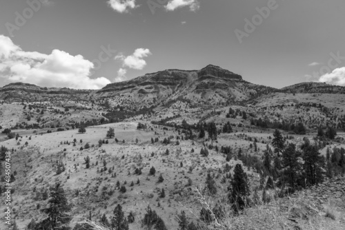 Central Oregon Mountains on summer afternoon