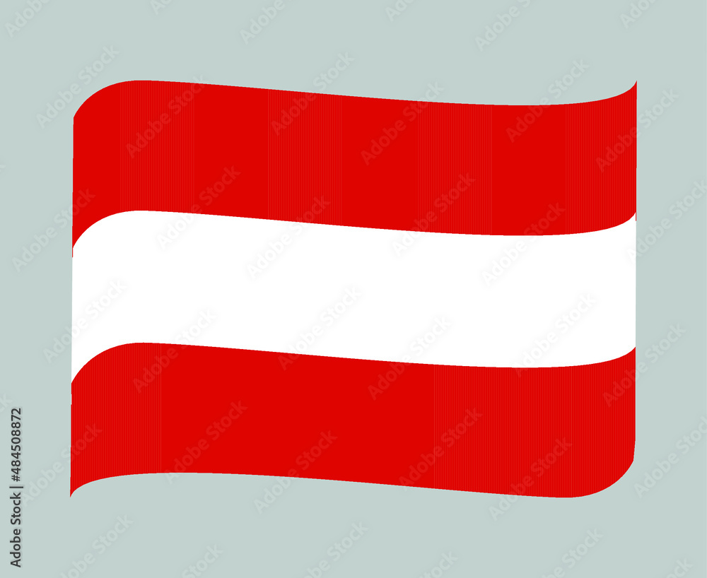 Austria Flag National Europe Emblem Ribbon Icon Vector Illustration Abstract Design Element Austria Flag National Europe Emblem Ribbon Icon Vector Illustration Abstract Design Element