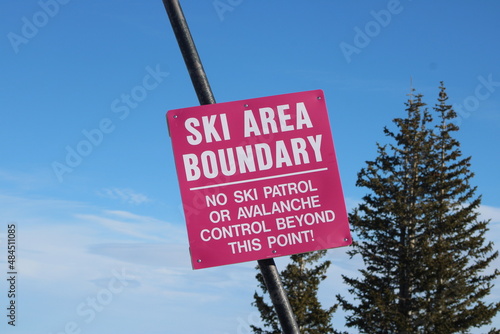 Ski Sign