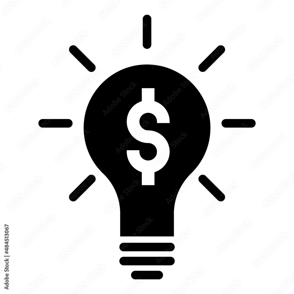 Business Idea Flat Icon Isolated On White Background Business Idea Flat Icon Isolated On White Background