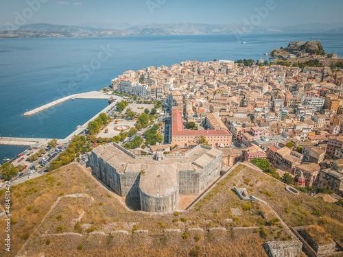 Corfu town view
