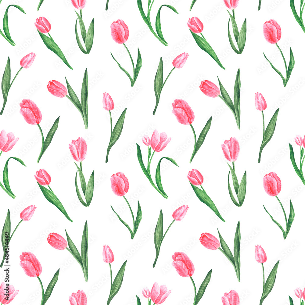 Patterned Paper - Pink Flora