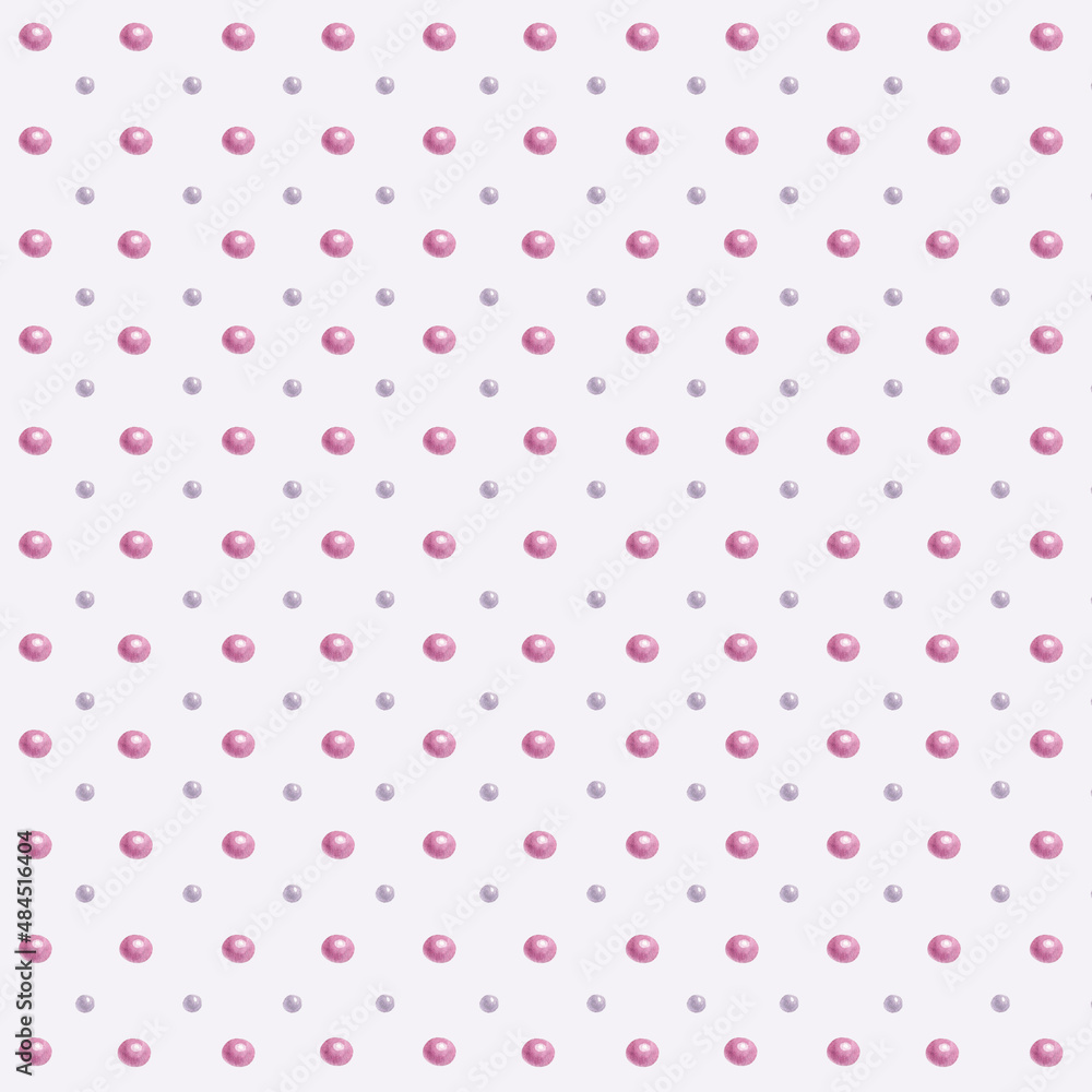 Seamless pattern, hand drawn watercolour illustration, polka dot for a background Seamless pattern, hand drawn watercolour illustration, polka dot for a background