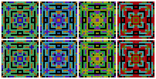 Mexican pattern - Colorful dots