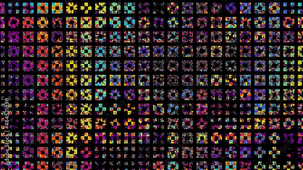 Digital fractal pattern. Abstract background. Digital fractal pattern. Abstract background.