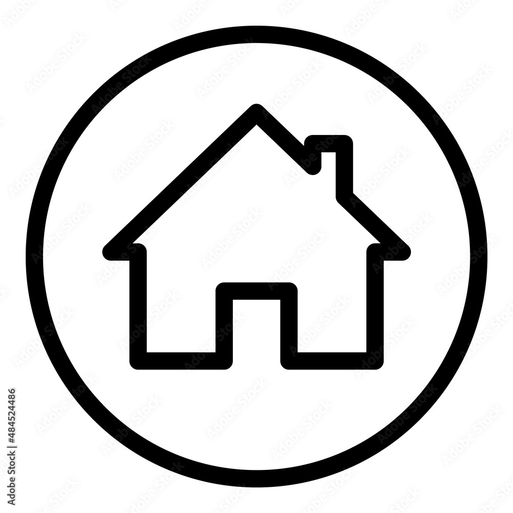 Home Flat Icon Isolated On White Background Home Flat Icon Isolated On White Background