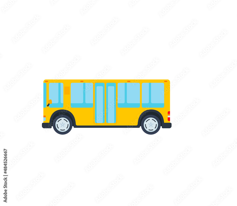 Bus vector isolated icon. Emoji illustration. Bus vector emoticon Bus vector isolated icon. Emoji illustration. Bus vector emoticon