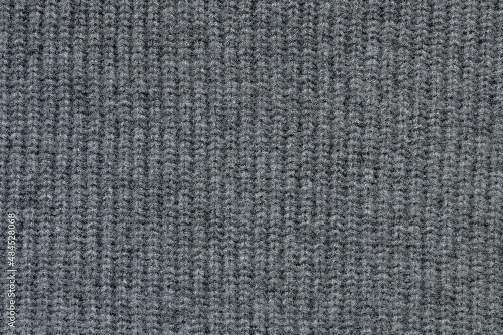 Heather grey wool and cachemire knitted fabric texture Heather grey wool and cachemire knitted fabric texture