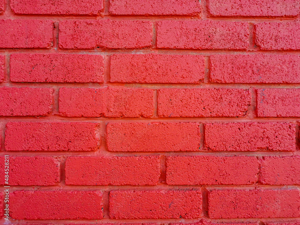 For background purpose. Abstract close up photo of red wall bricks. For background purpose. Abstract close up photo of red wall bricks.
