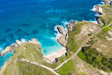 Sierkussen Luchtfoto strand Macao strand Dominicaanse Republiek dronezicht  © photopixel