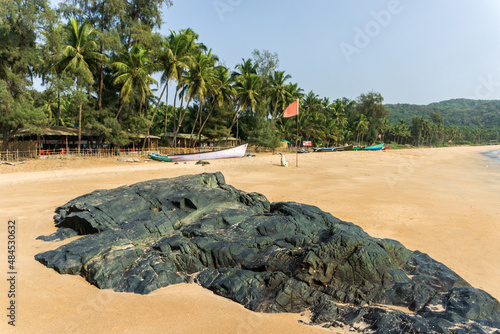 Polem beach of South Goa, India.