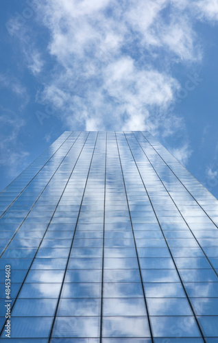 Glass Building Sky Reflections