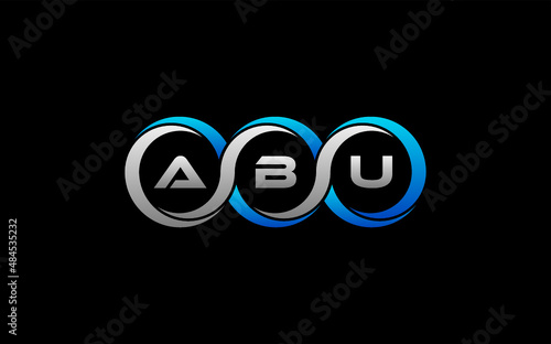 ABU Letter Initial Logo Design Template Vector Illustration