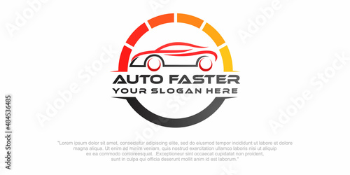 Auto speed logo template