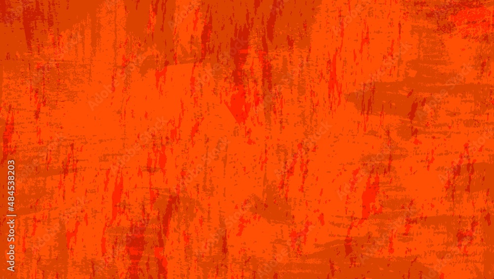 Abstract Aged Grunge Orange Texture Design Background