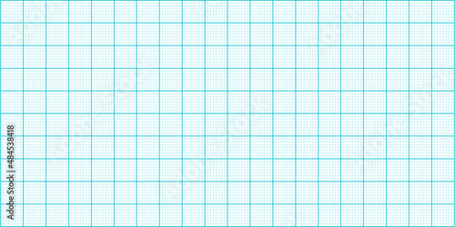 Grid paper sign. Sheet in cage. Blank sheet. Empty document. Isolated object. Line art. Vector illustration. Stock image.