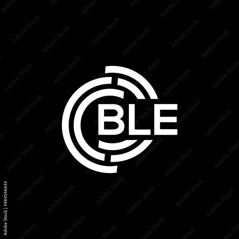 BLE letter logo design on black background. BLE creative initials letter logo concept. BLE letter design. BLE letter logo design on black background. BLE creative initials letter logo concept. BLE letter design.